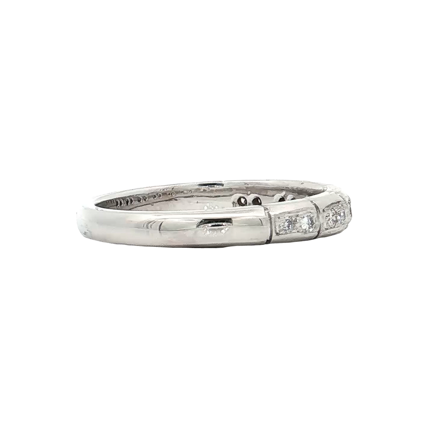 White Gold Diamond Wedding Band