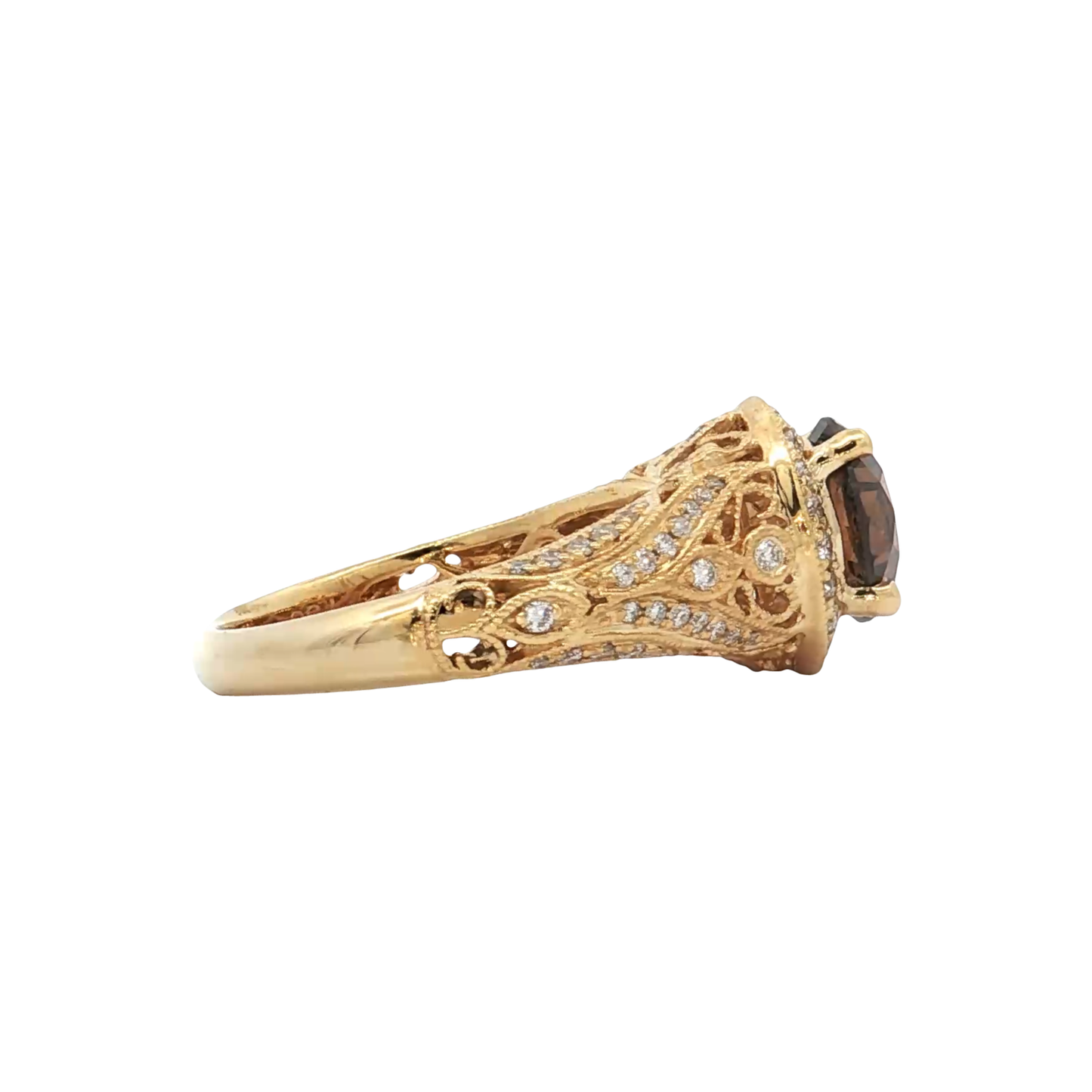 Yellow Gold Diamond Bridal Ring