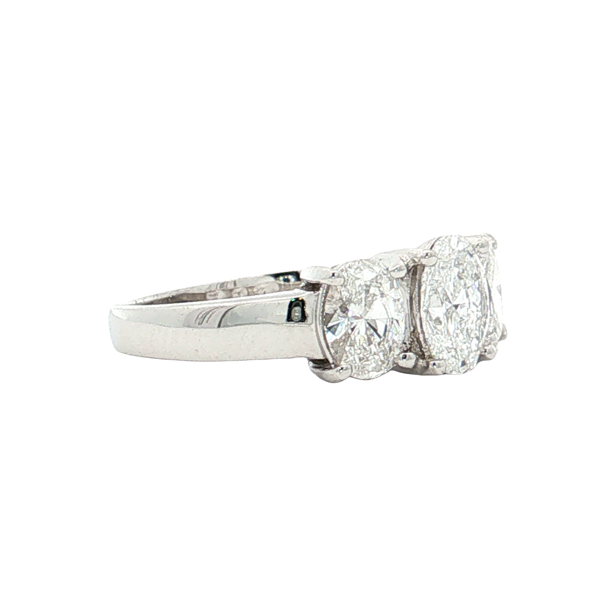 White Gold Lab-Diamond Band