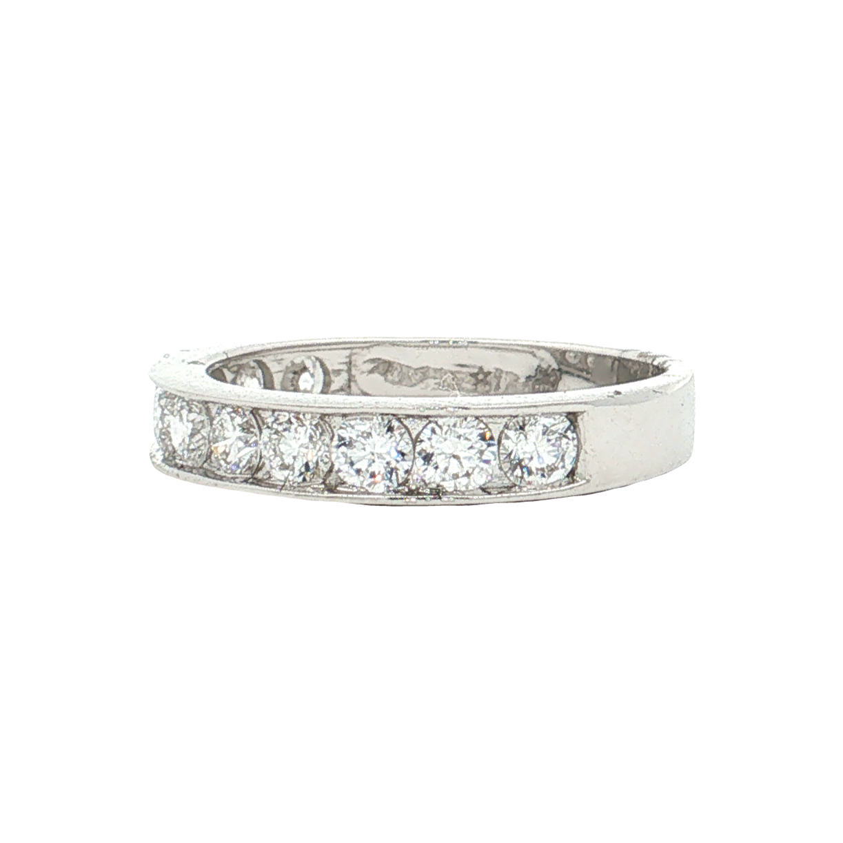 White Gold Lab-Diamond Band