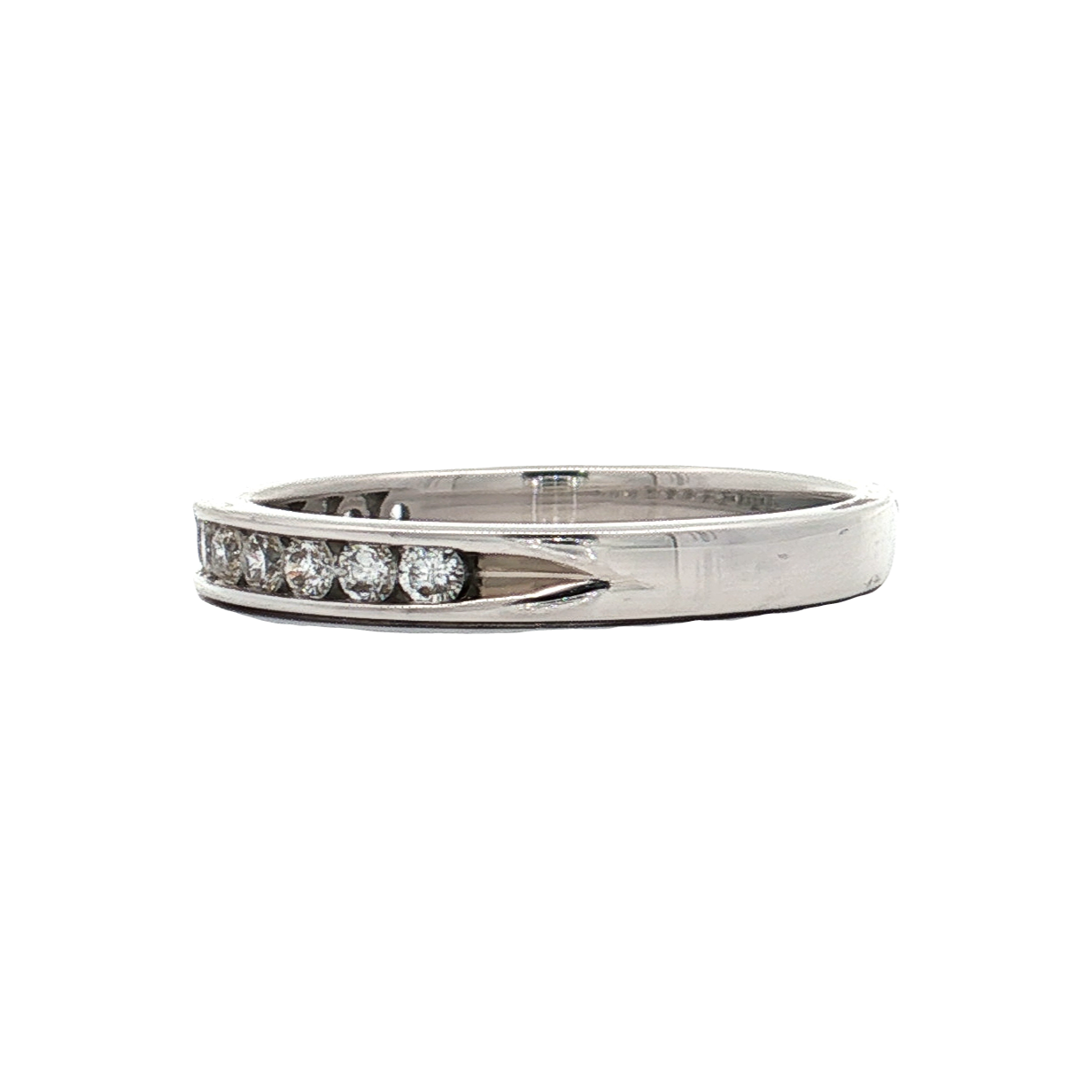 White Gold Diamond Wedding Band