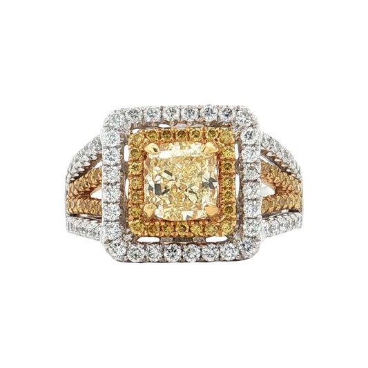 White Gold Diamond Bridal Ring