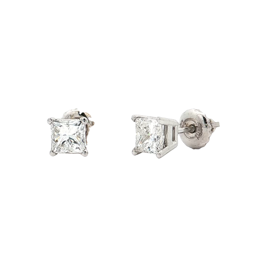 White Gold Diamond Studs