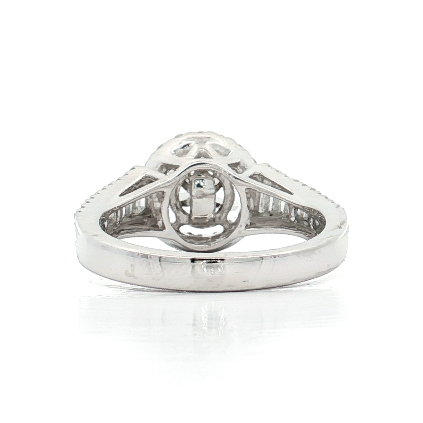 White Gold Diamond Bridal Setting