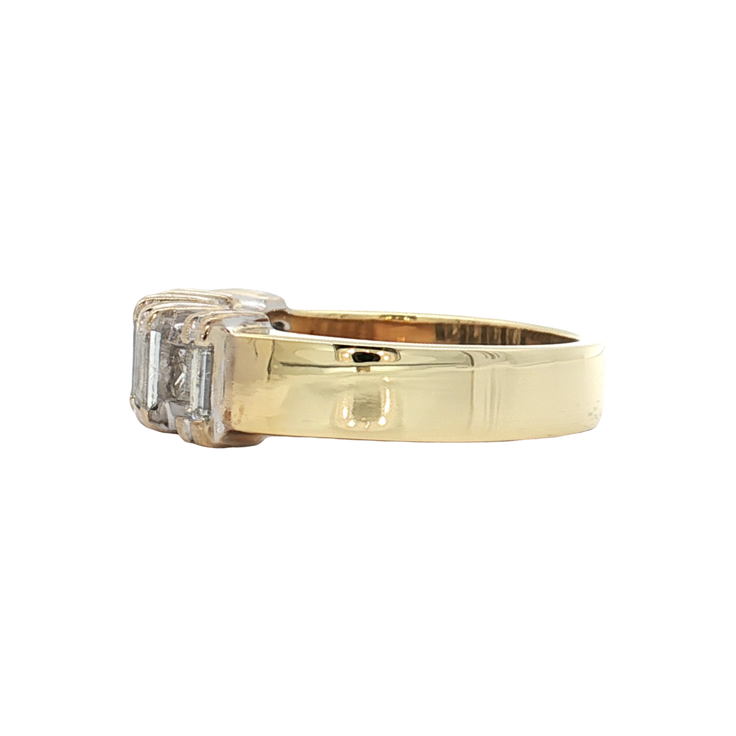 Yellow Gold Diamond Fashion Ring