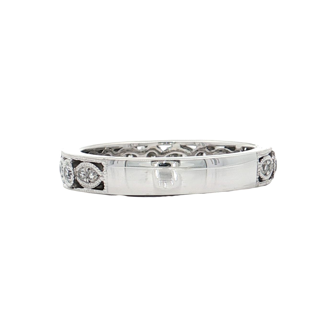 White Gold Diamond Wedding Band