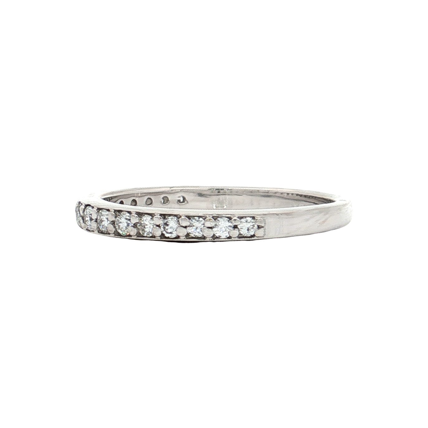 White Gold Diamond Wedding Band