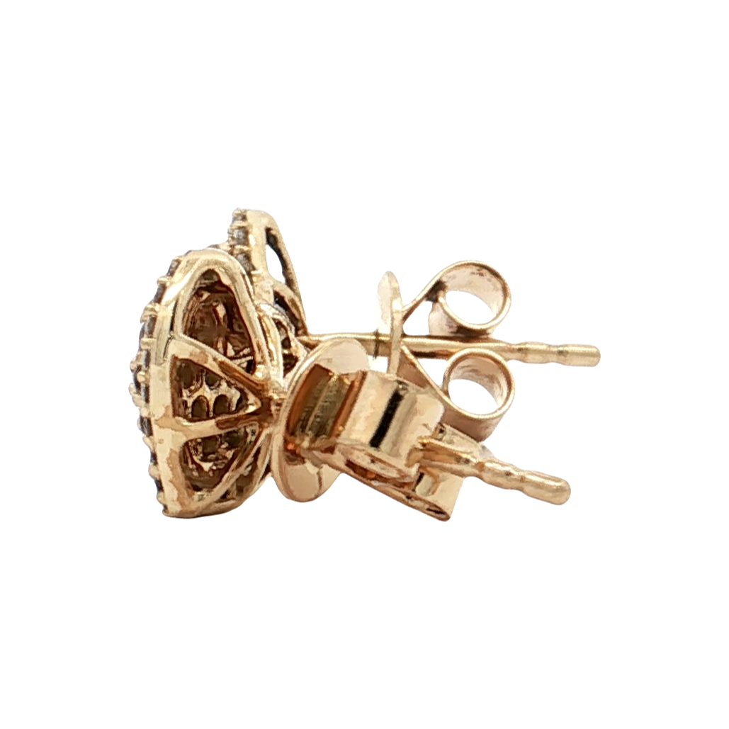 Yellow Gold Diamond Studs
