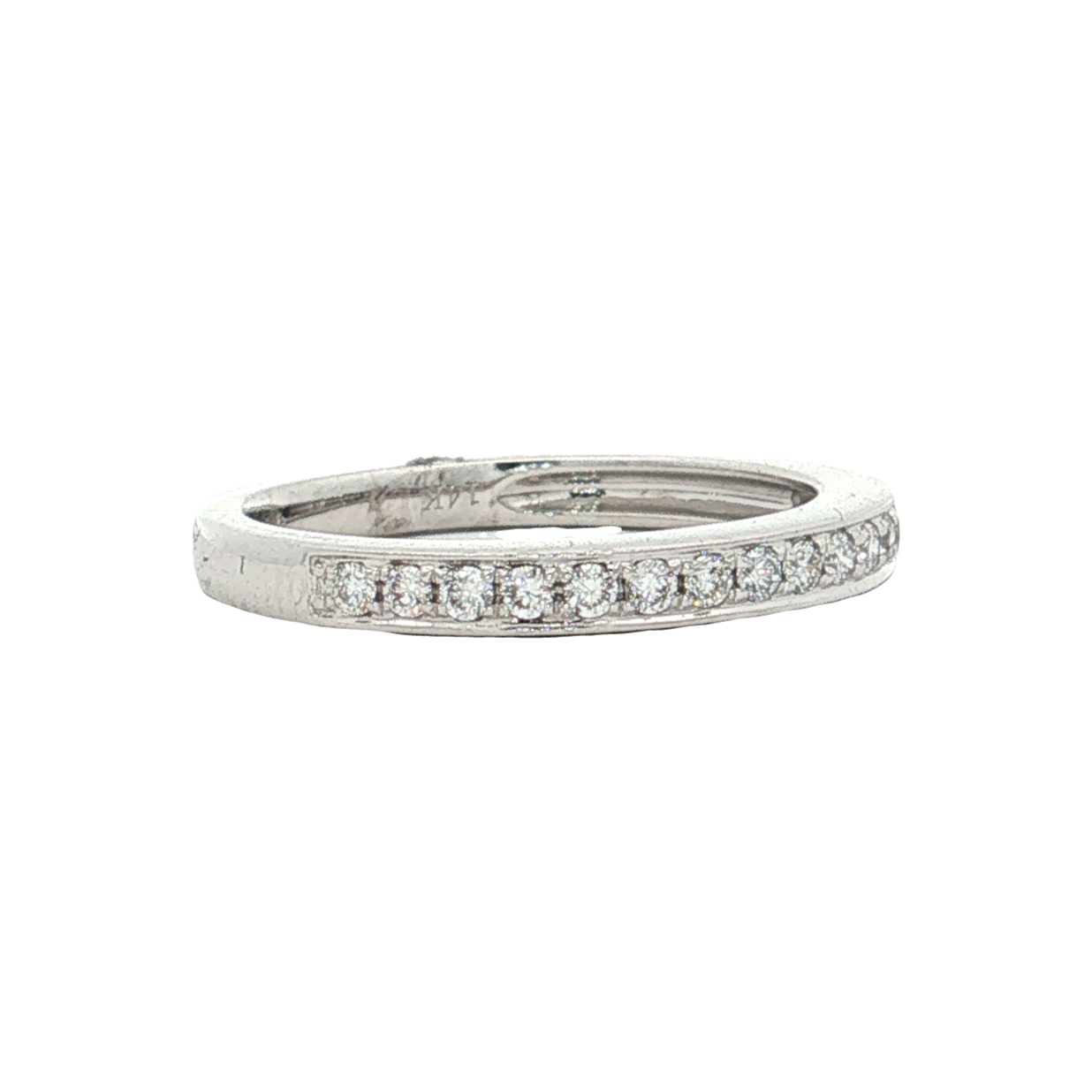 White Gold Lab-Diamond Band