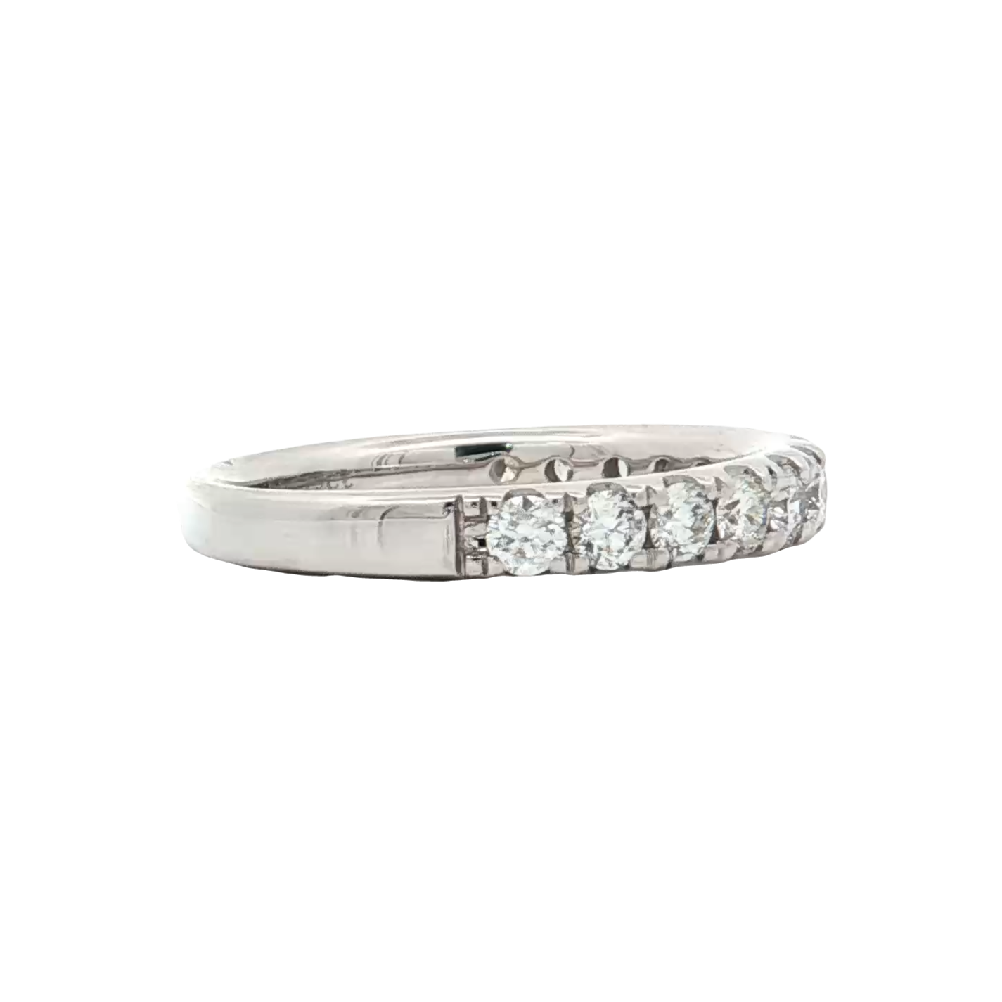 White Gold Diamond Wedding Band