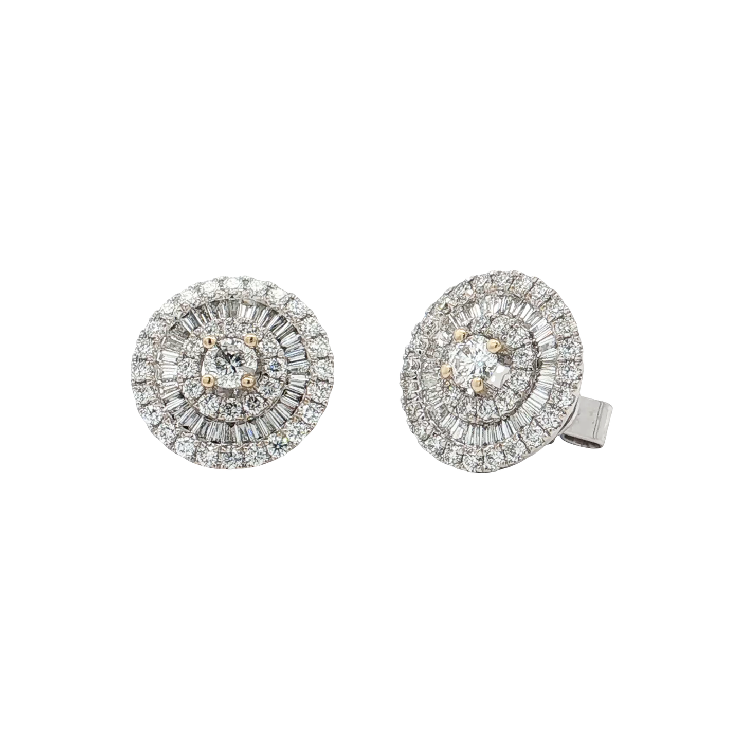 White Gold Diamond Studs