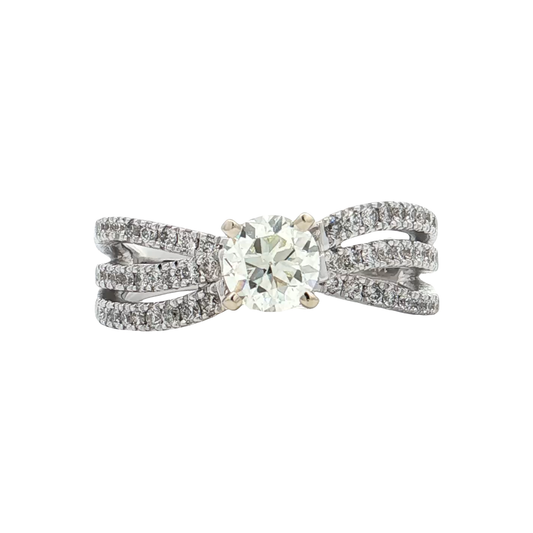 White Gold Diamond Bridal Ring