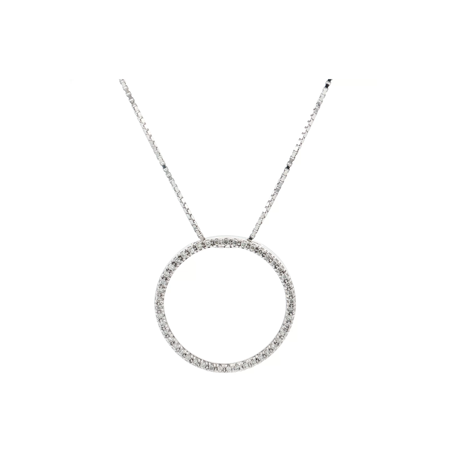 White Gold Diamond Pendant