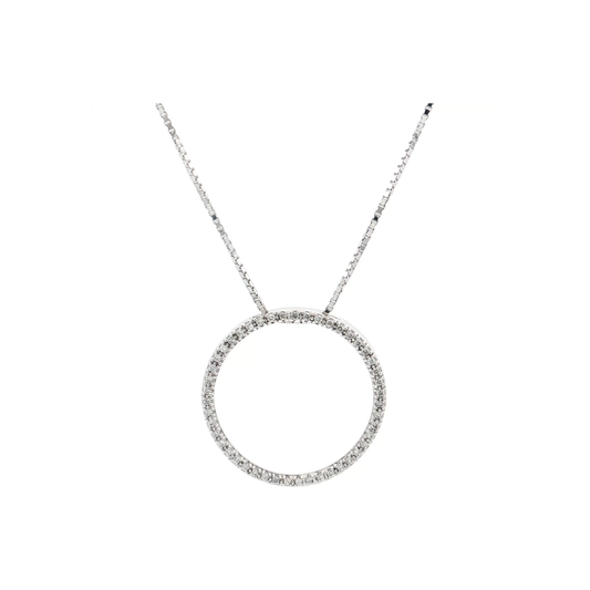 White Gold Diamond Pendant