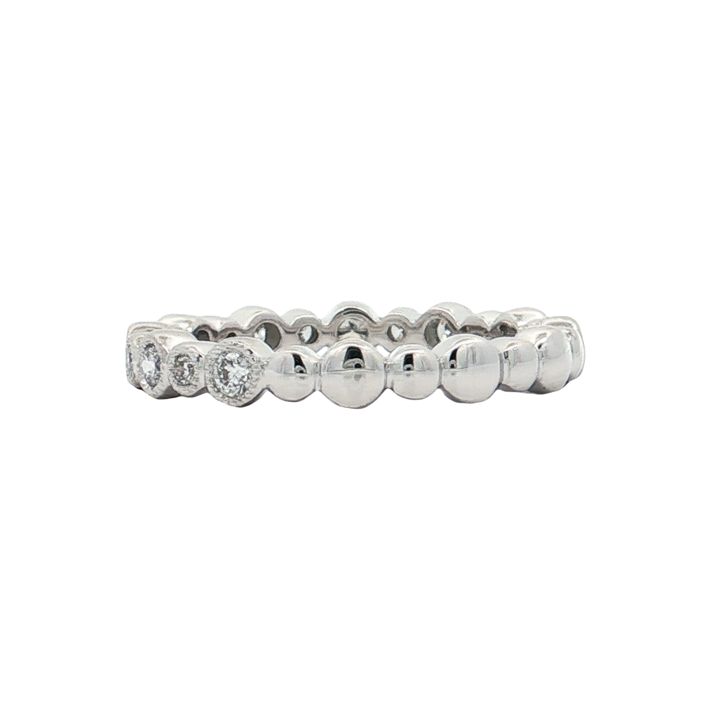 White Gold Diamond Wedding Band