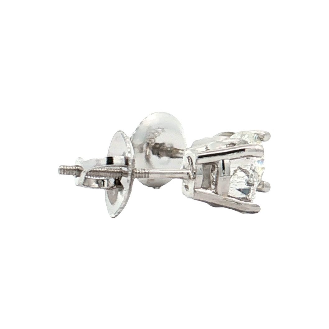 White Gold Diamond Studs
