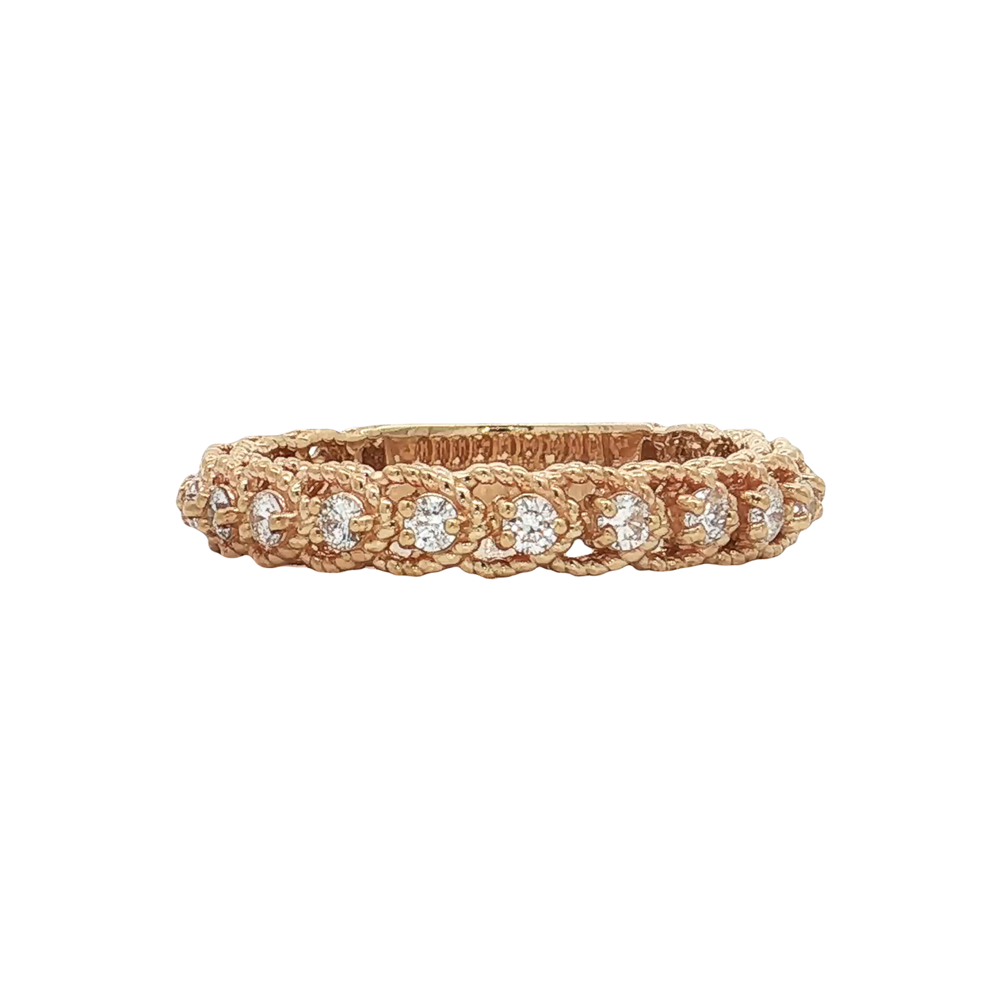 Yellow Gold Diamond Wedding Band