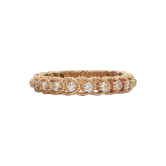 Yellow Gold Diamond Wedding Band