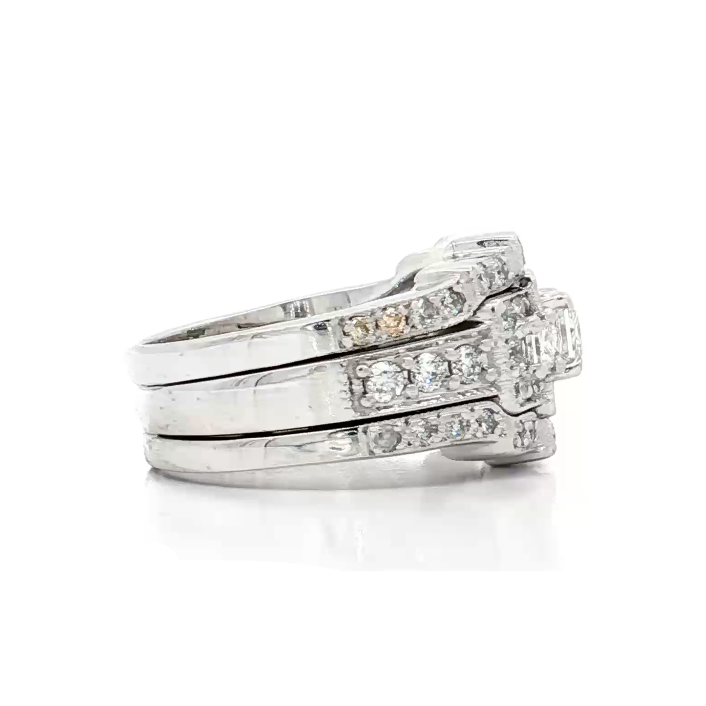 White Gold Diamond Bridal Ring