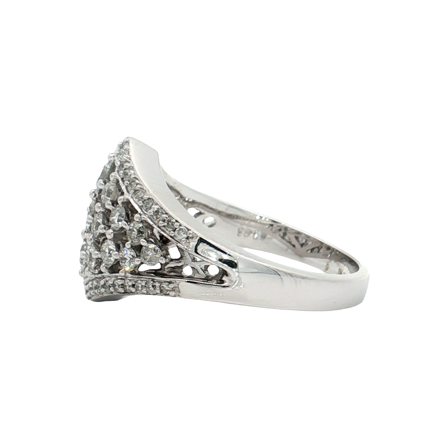 White Gold Diamond Fashion Ring