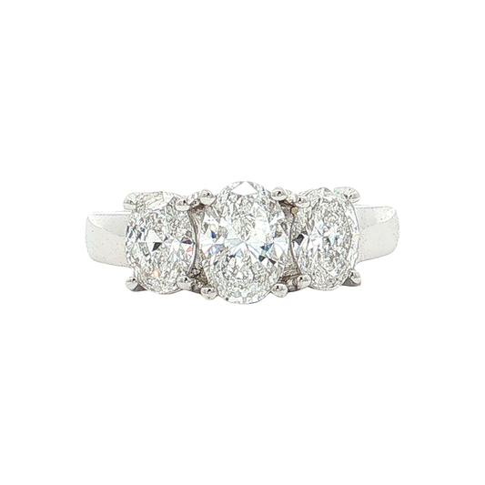 White Gold Lab-Diamond Band