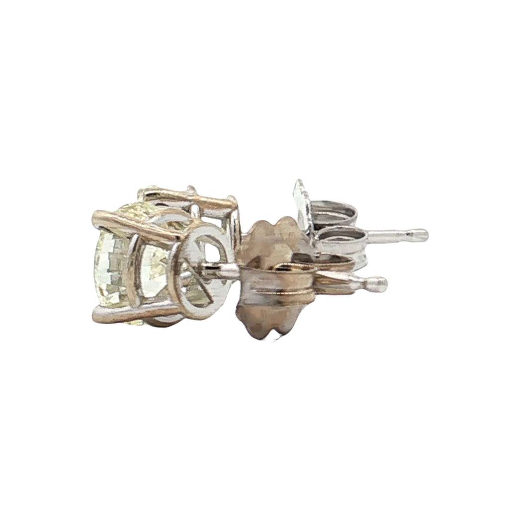 White Gold Diamond Studs