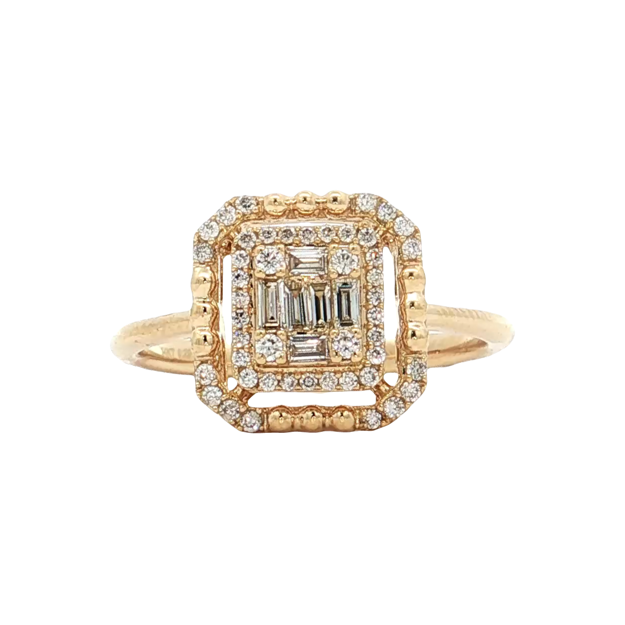 Yellow Gold Diamond Bridal Ring