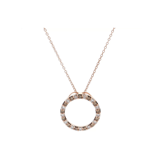 Rose Gold Diamond Pendant