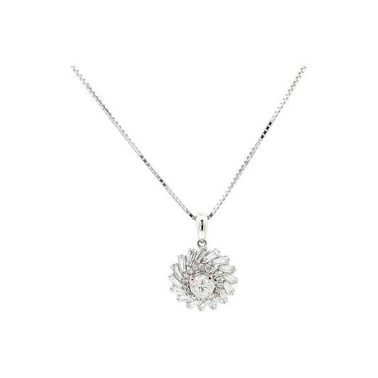 White Gold Diamond Pendant