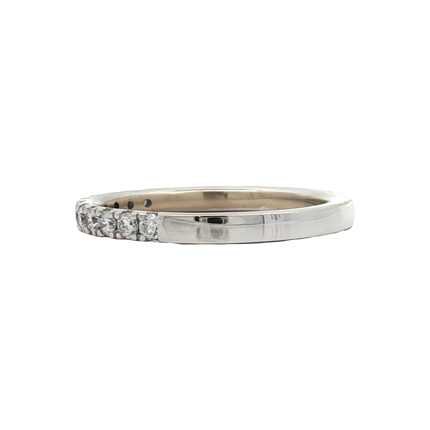 White Gold Diamond Wedding Band