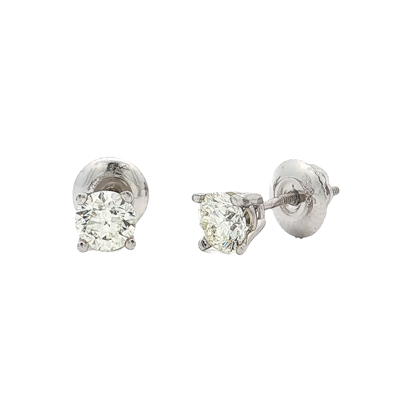 White Gold Diamond Studs