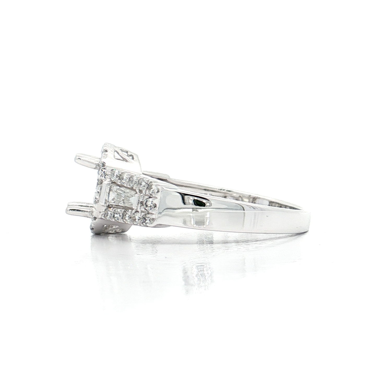 White Gold Diamond Bridal Setting
