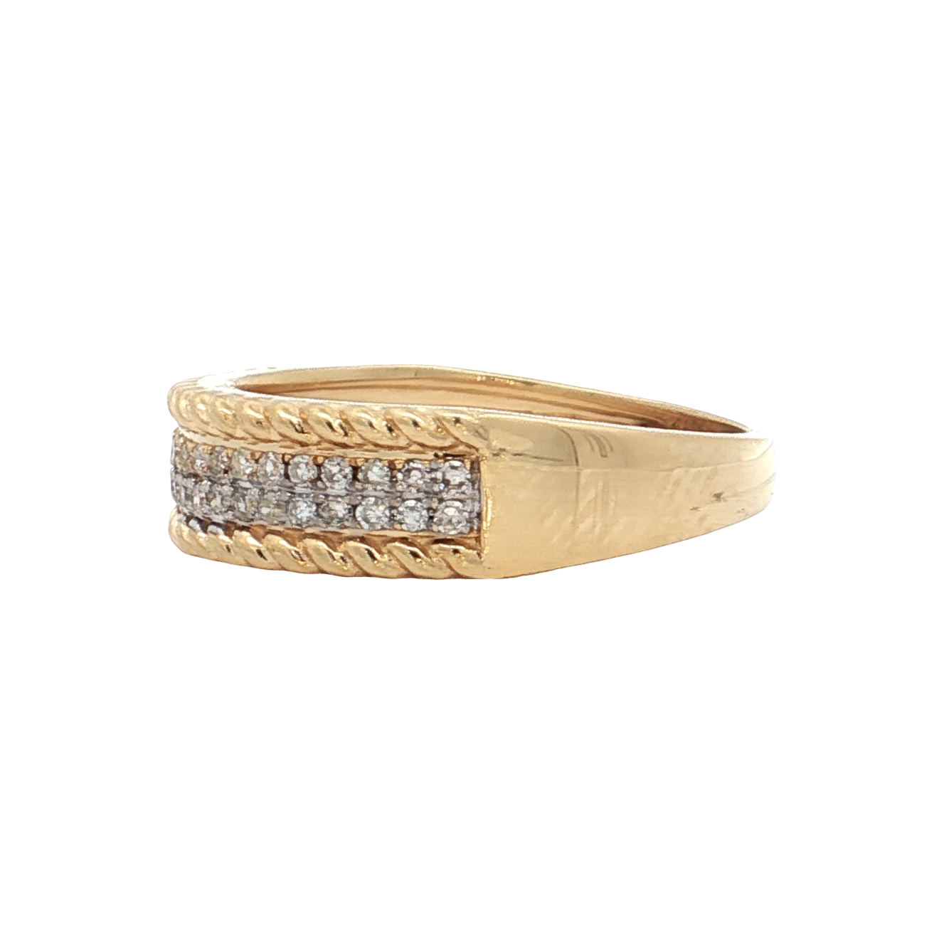 Yellow Gold Diamond Wedding Band