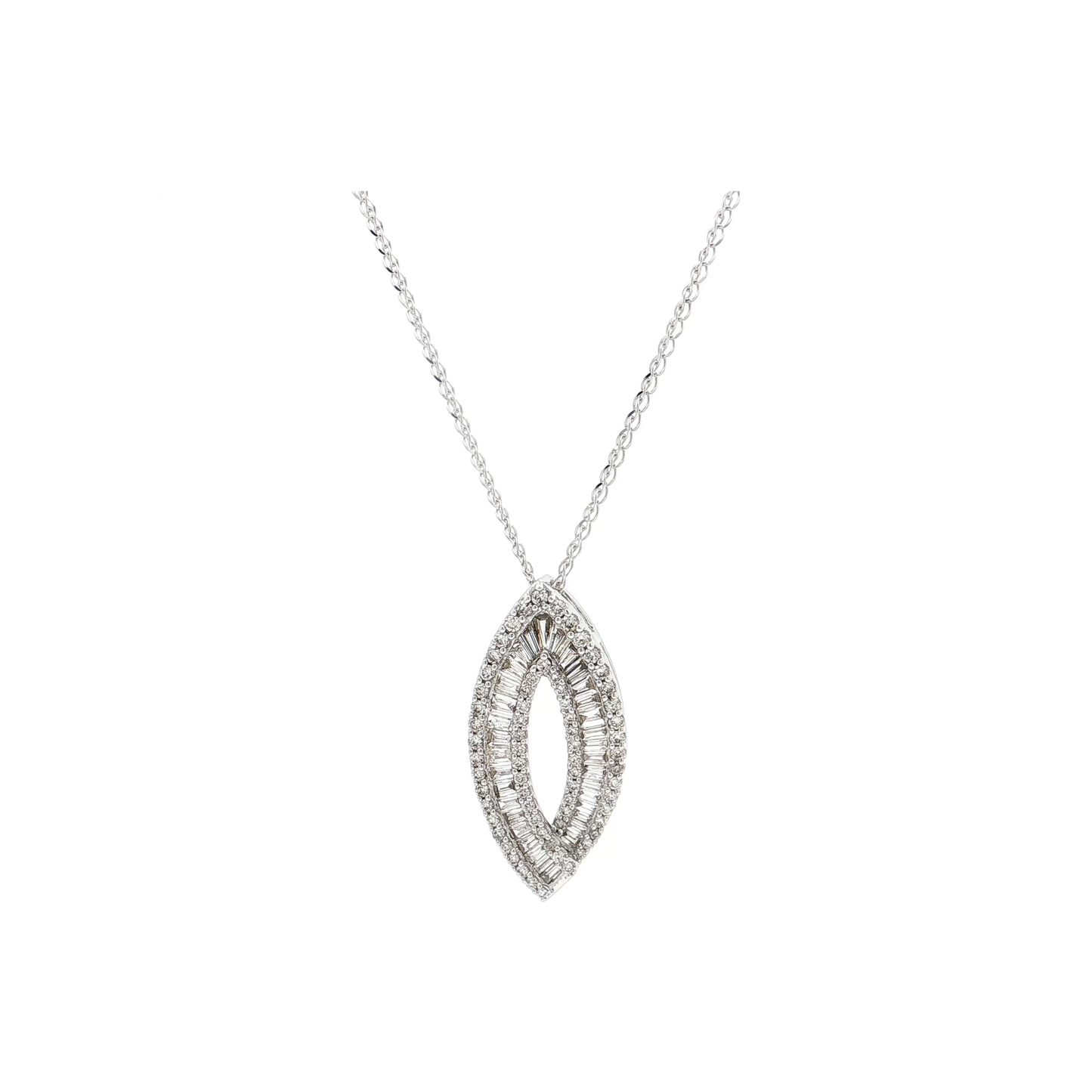 White Gold Diamond Pendant