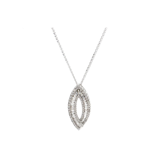 White Gold Diamond Pendant