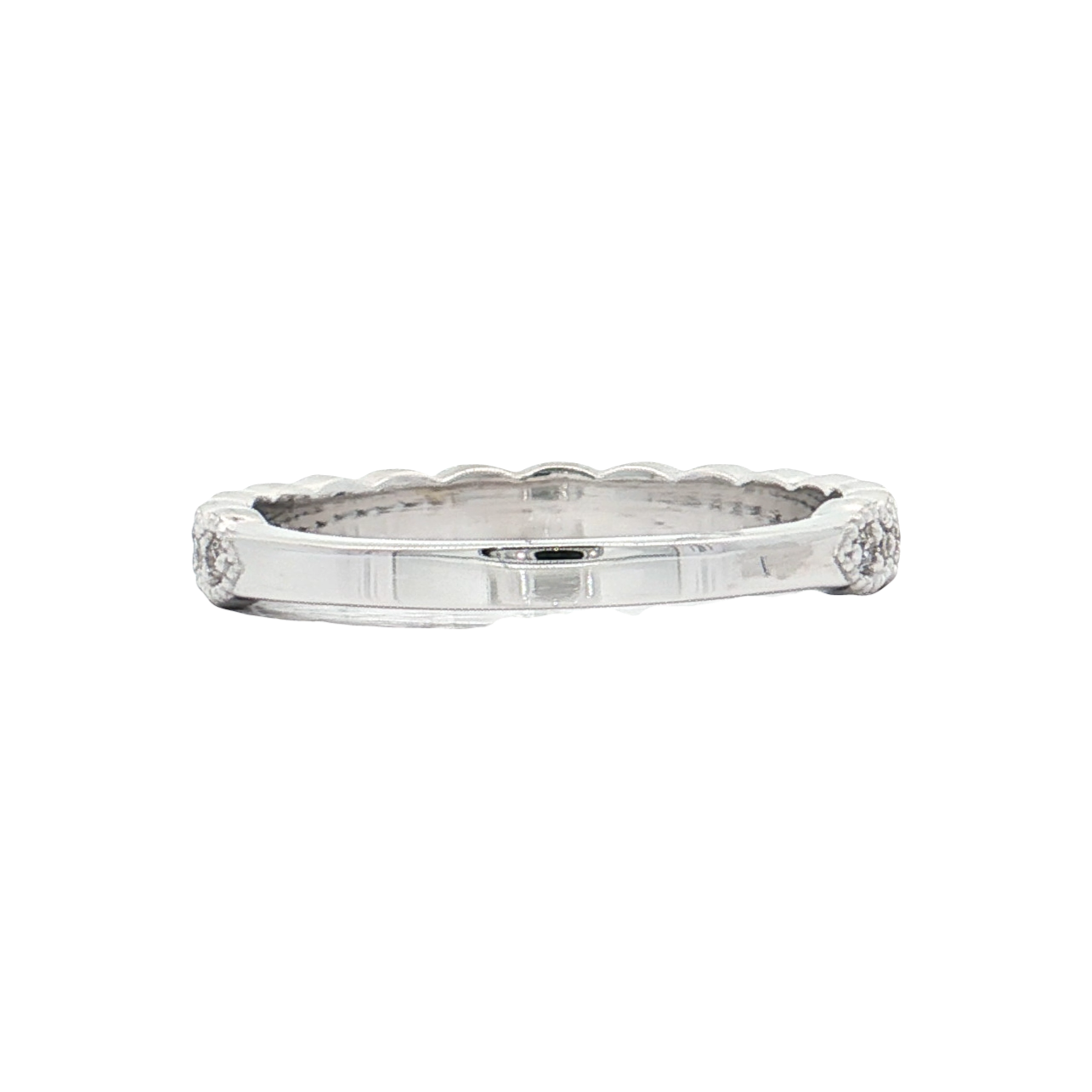 White Gold Diamond Wedding Band