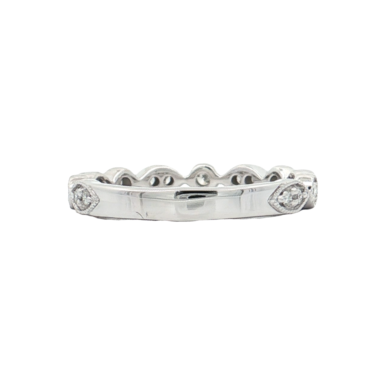 White Gold Diamond Wedding Band