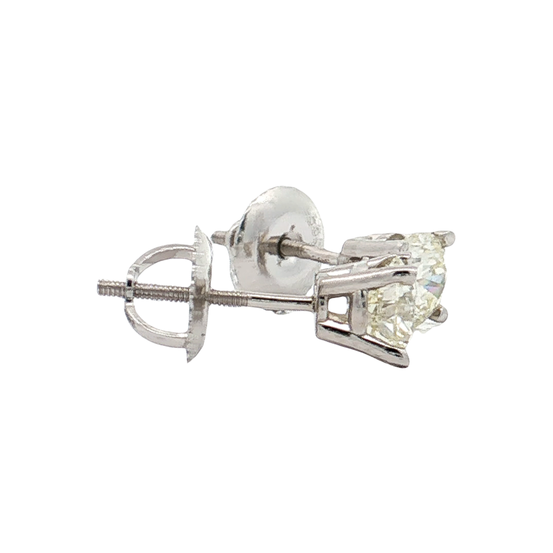 White Gold Diamond Studs