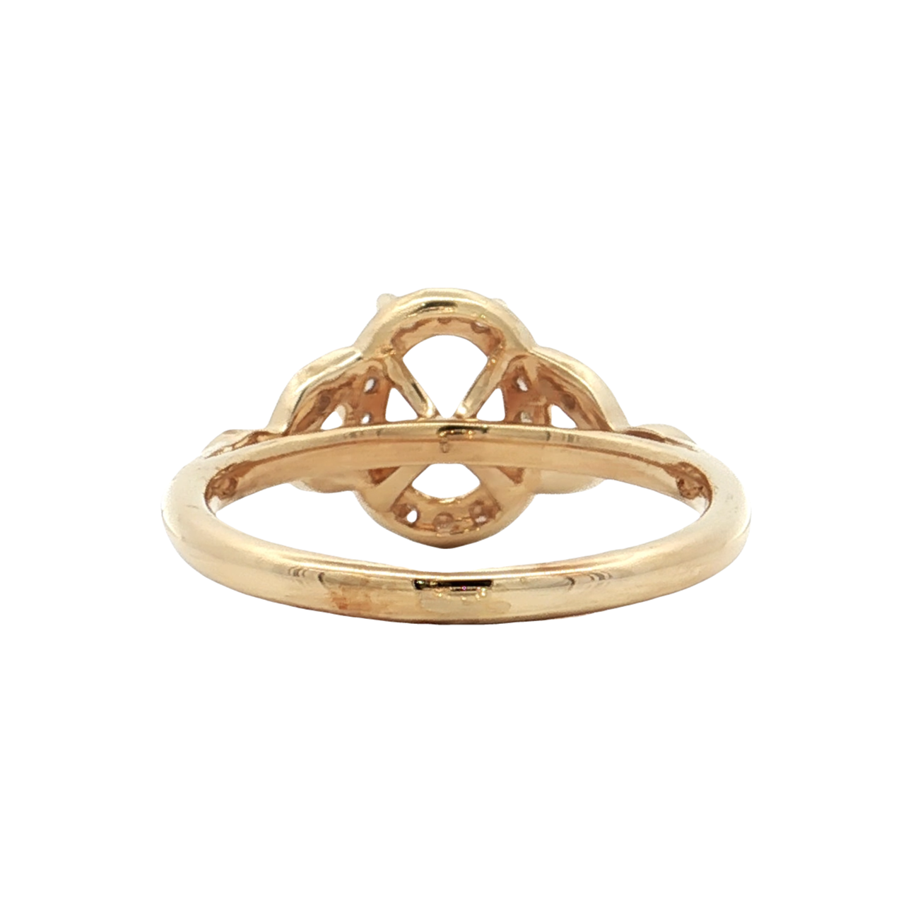 Yellow Gold Diamond Bridal Setting