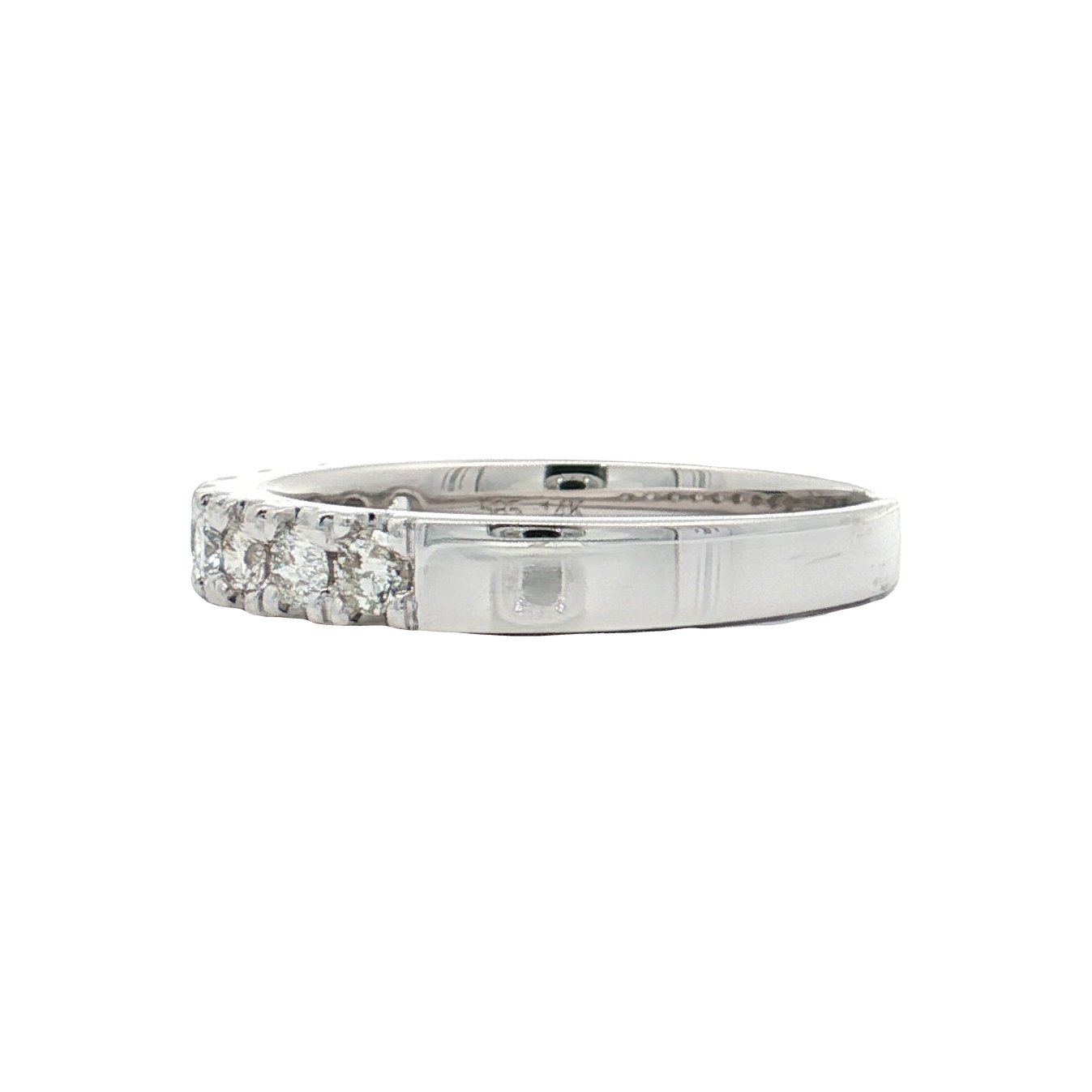 White Gold Diamond Wedding Band