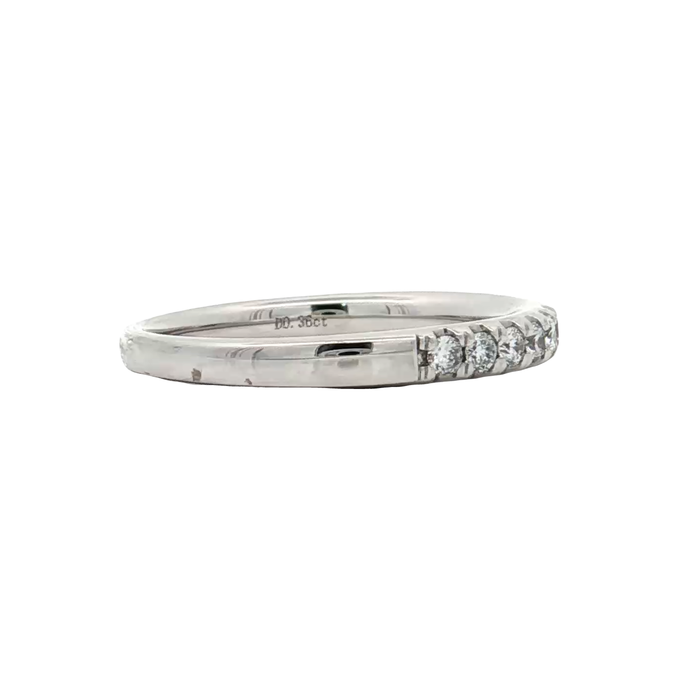 White Gold Diamond Wedding Band