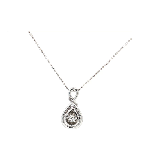 White Gold Diamond Pendant