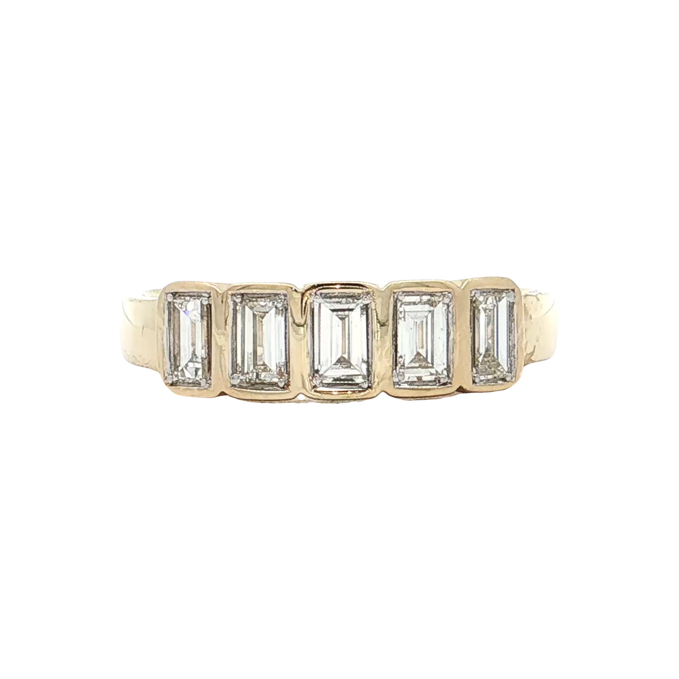 Yellow gold Diamond Wedding Band
