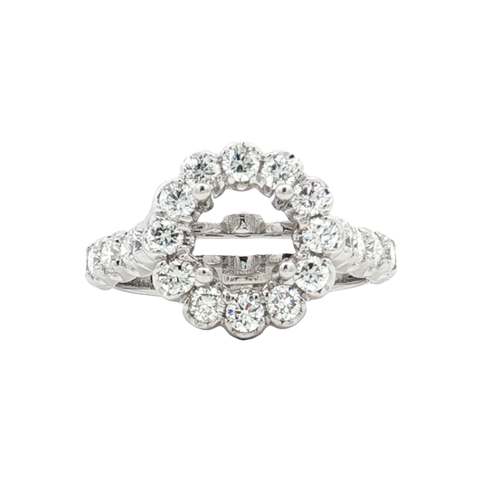 White Gold Diamond Bridal Setting