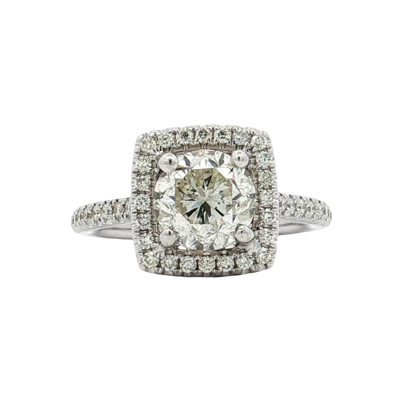 White Gold Diamond Bridal Ring