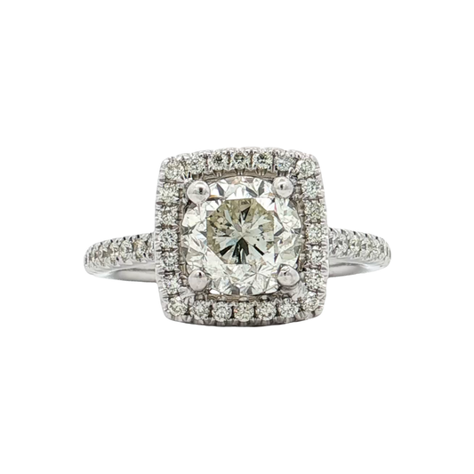 White Gold Diamond Bridal Ring