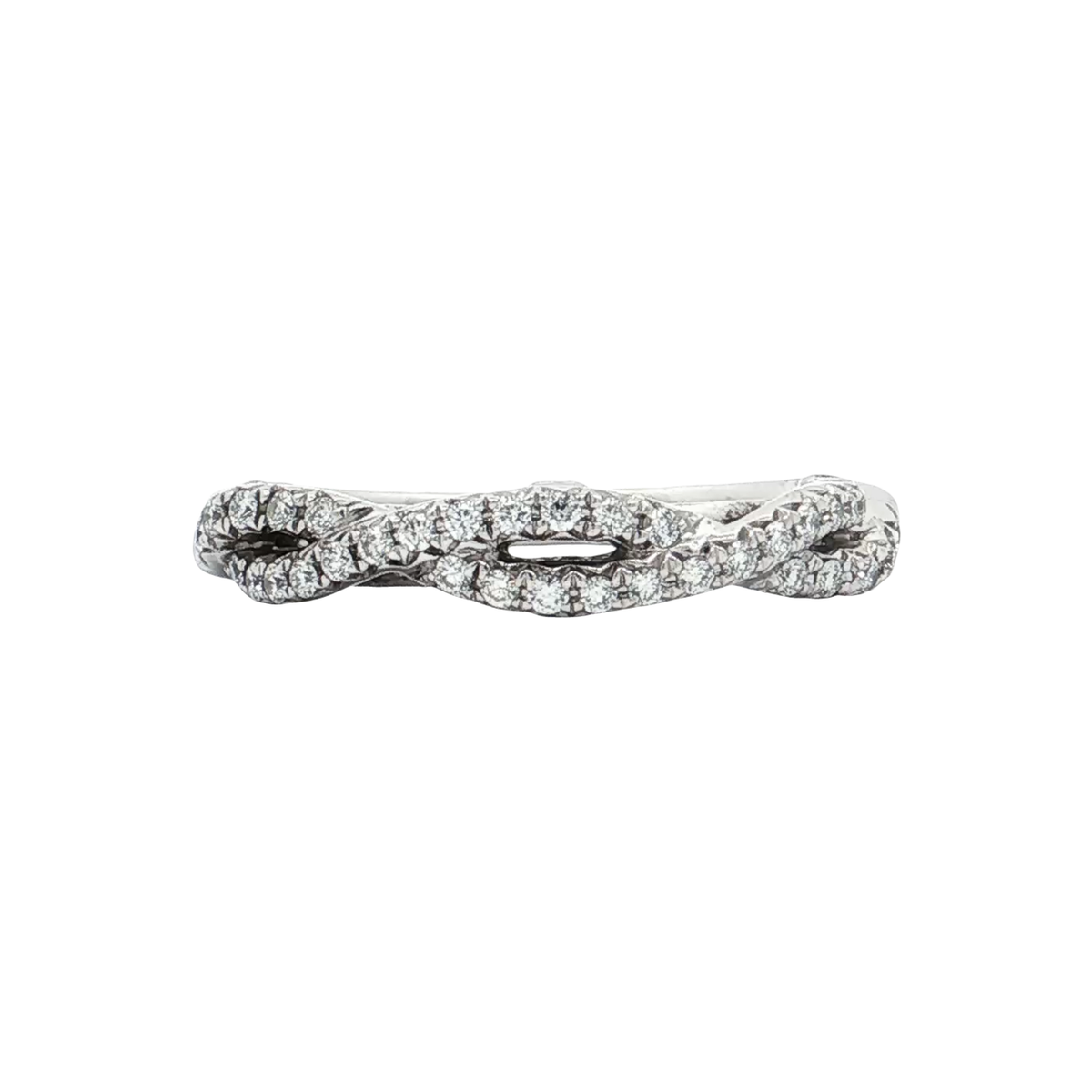 White Gold Diamond Wedding Band