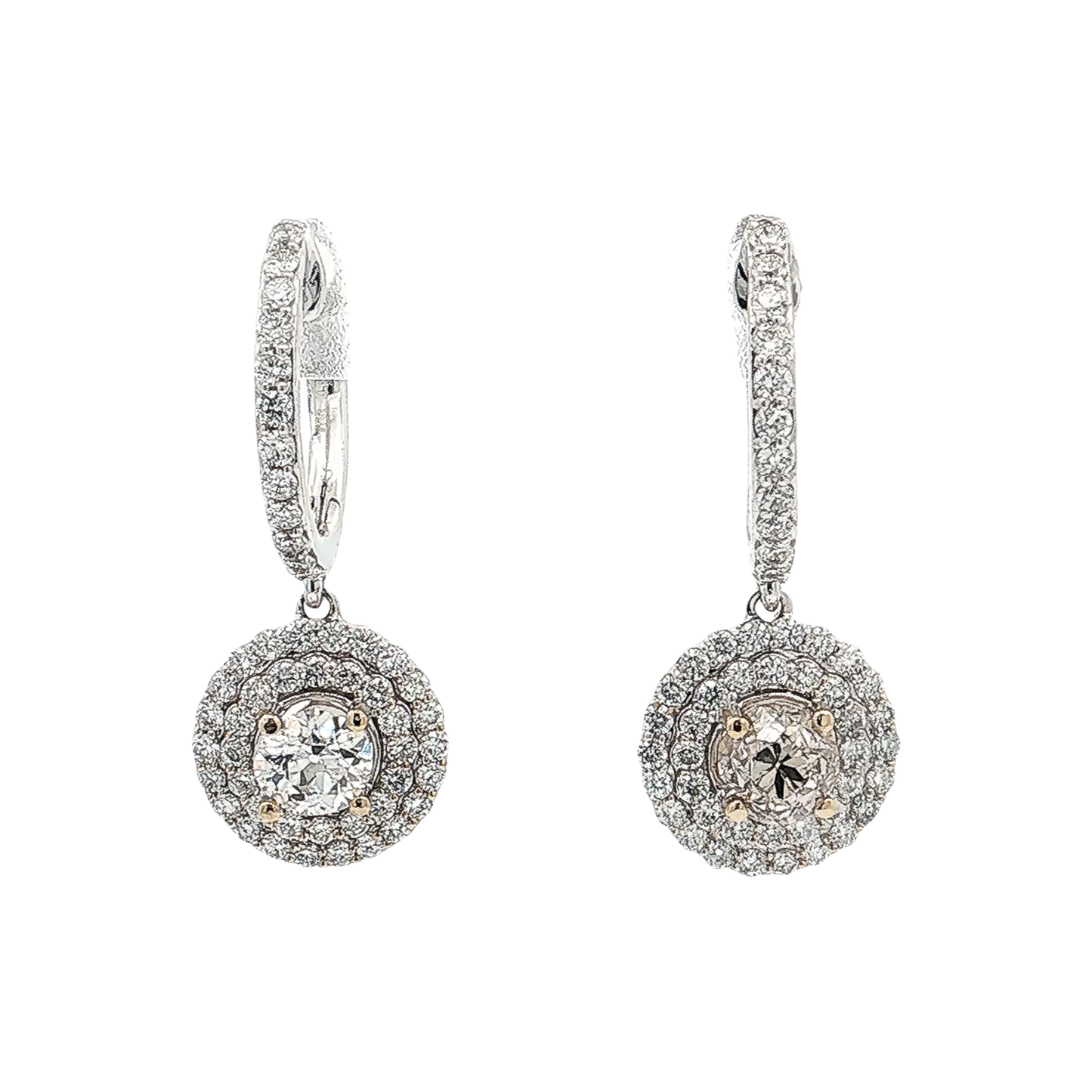 White Gold Diamond Earrings