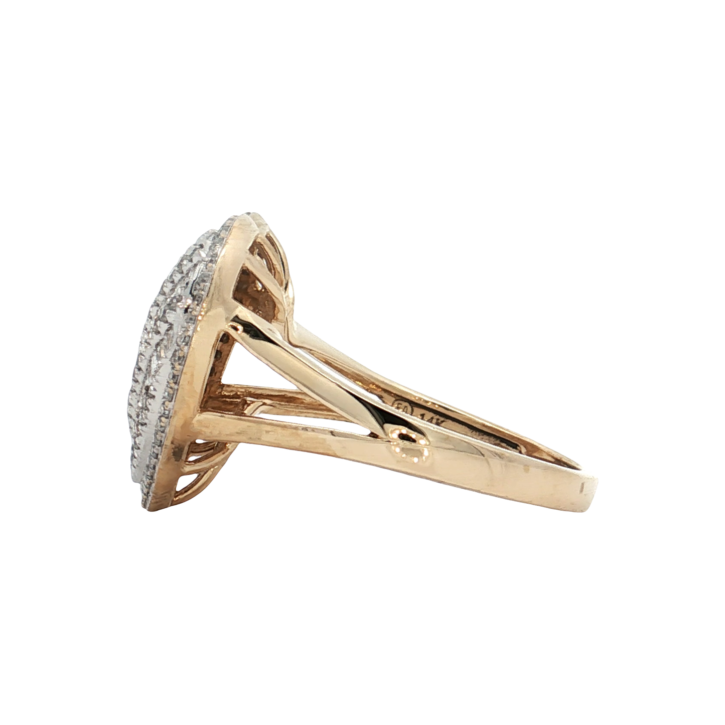 Yellow Gold Diamond Fashion Ring