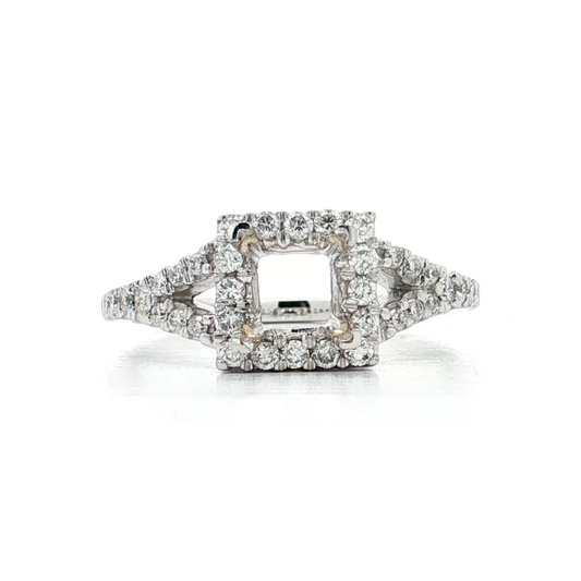 White Gold Diamond Bridal Setting